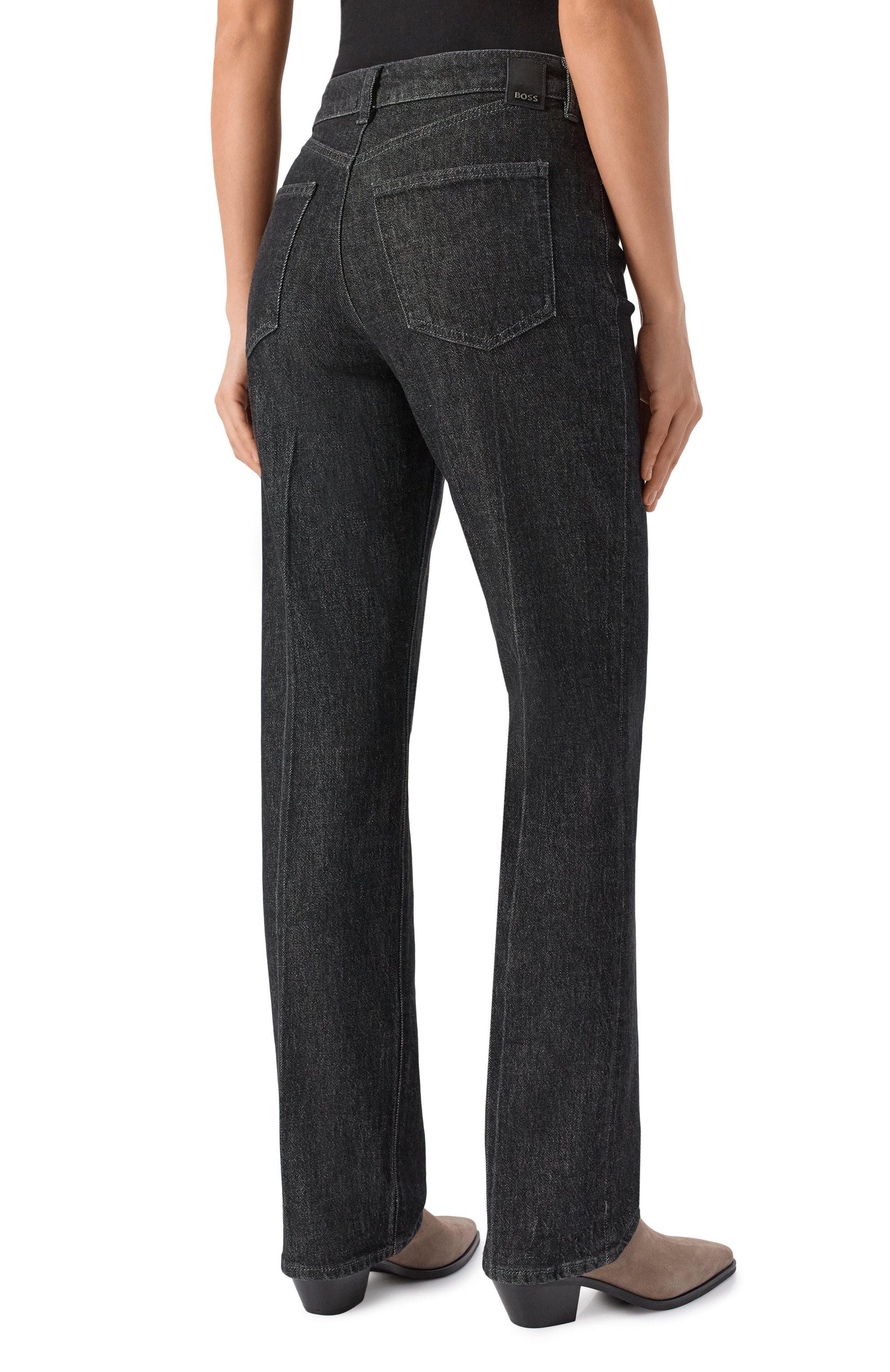 Джинсы BOSS темно-серого цвета по цене 23950 руб., арт. 50553324, фото 4 Джинсы BOSS, арт. 50553324, фото 4