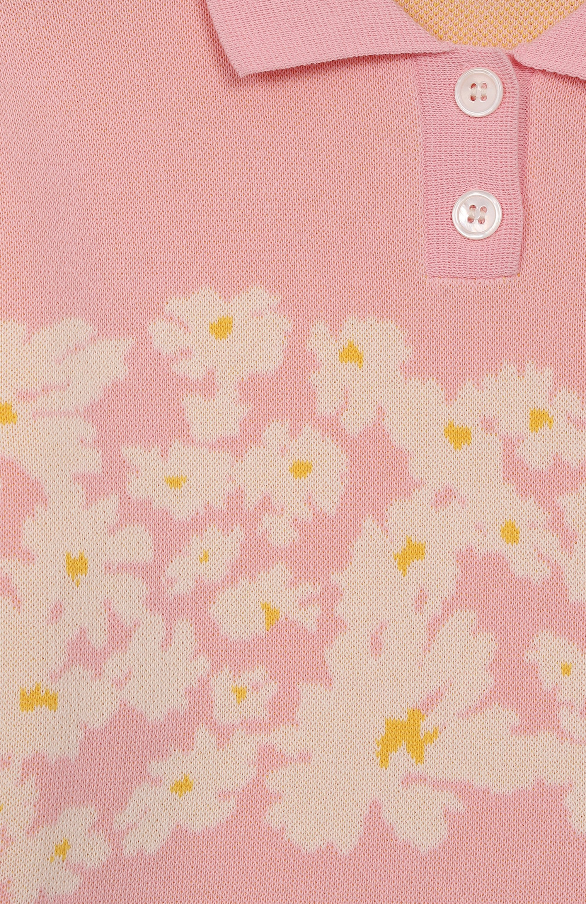 Хлопковое поло MSGM KIDS, арт. S5MSJGJP096, фото 3