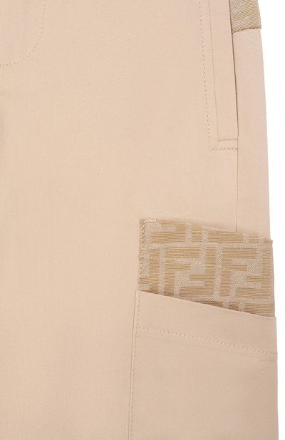 Хлопковые шорты-карго FENDI, арт. JMF565/AS5Y/3A-6A, фото 3