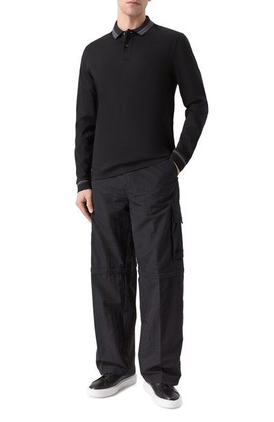 Хлопковое поло BOSS, арт. 50554530, фото 2