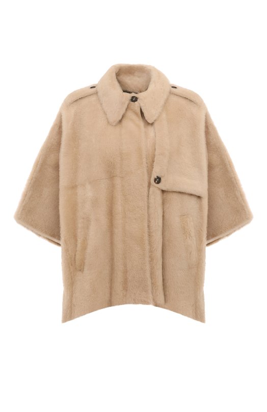 Дубленка из овчины Brunello Cucinelli MPMRA2567P Бежевый MPMRA2567P