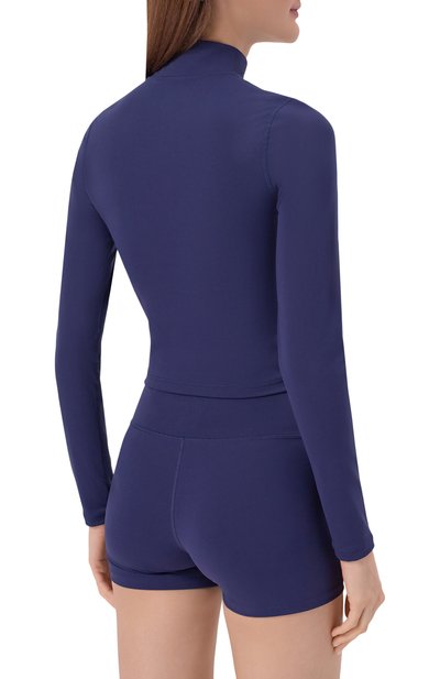 Пуловер SPORTY AND RICH темно-синего цвета по цене 24300 руб., арт. T010275326BL106, фото 4 Пуловер SPORTY AND RICH, арт. T010275326BL106, фото 4