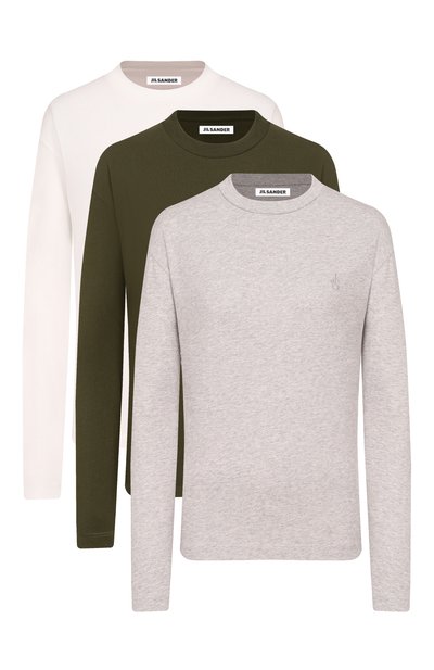 Женская комплект из трех лонгсливов JIL SANDER, арт. J02GC0162/JTN254