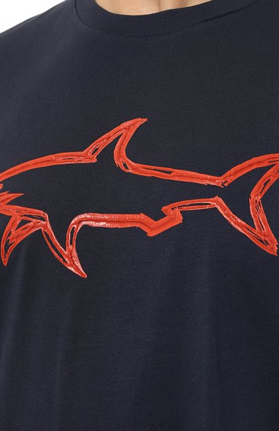 Хлопковая футболка PAUL&SHARK, арт. 12311633/3XL-6XL, фото 5