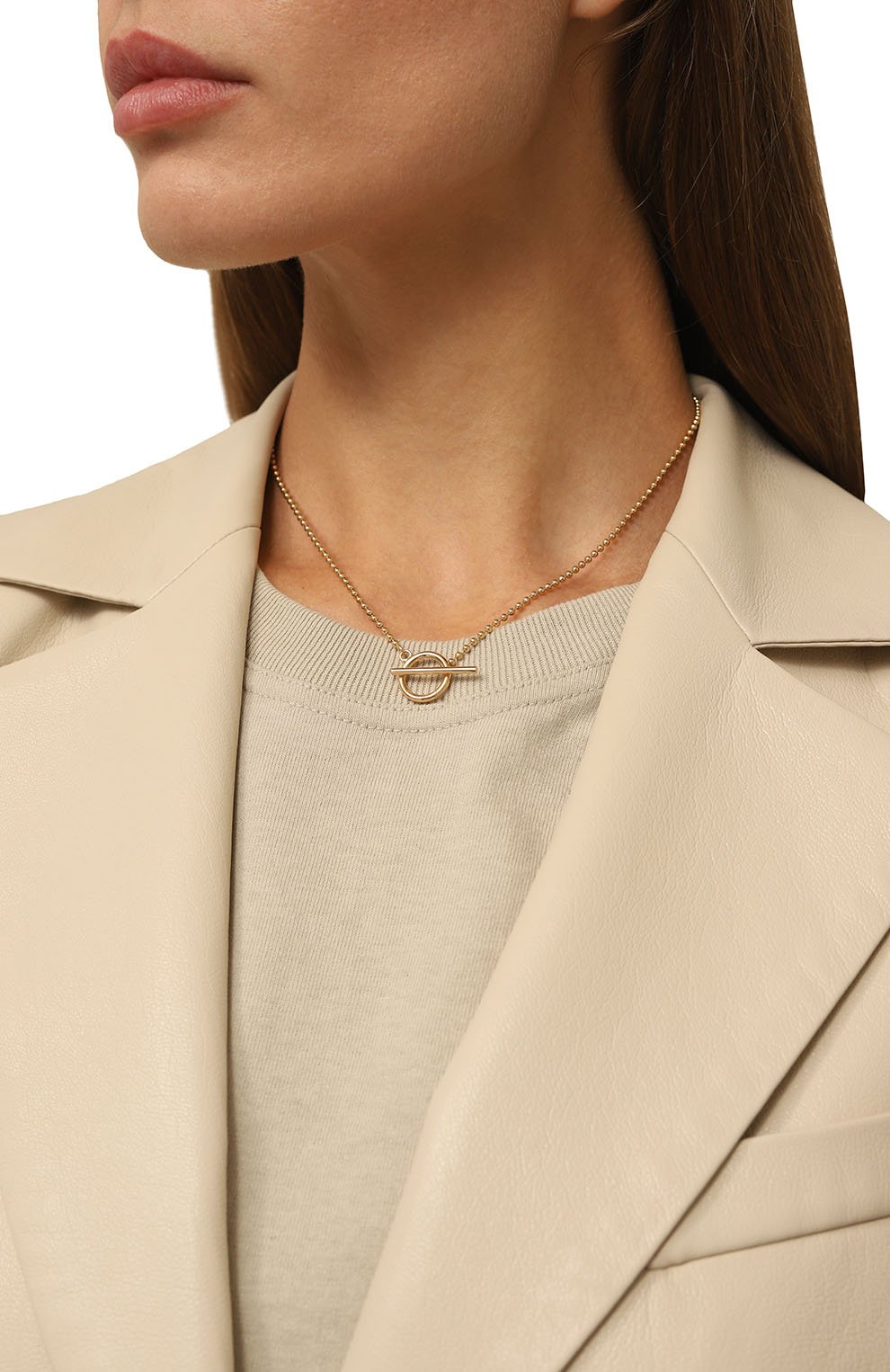 Колье GOHAR золотого цвета по цене 22500 руб., арт. CH-1-SYG, фото 2 Колье GOHAR, арт. CH-1-SYG, фото 2