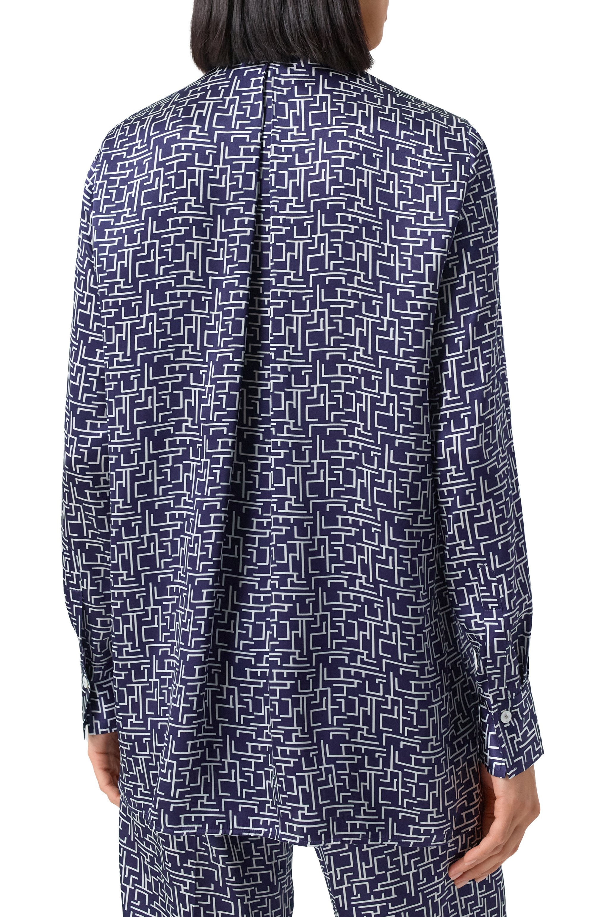 Шелковая блузка KITON, арт. D55407K0926E07, фото 4