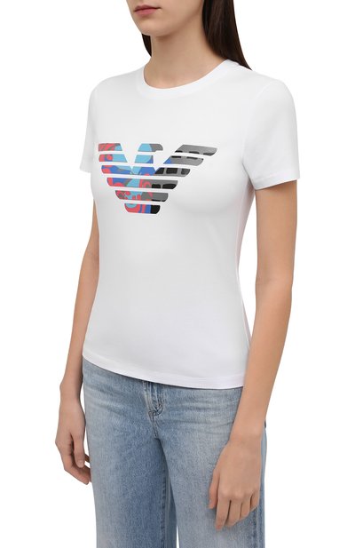 Хлопковая футболка EMPORIO ARMANI, арт. 3L2T7N/2J07Z, фото 3