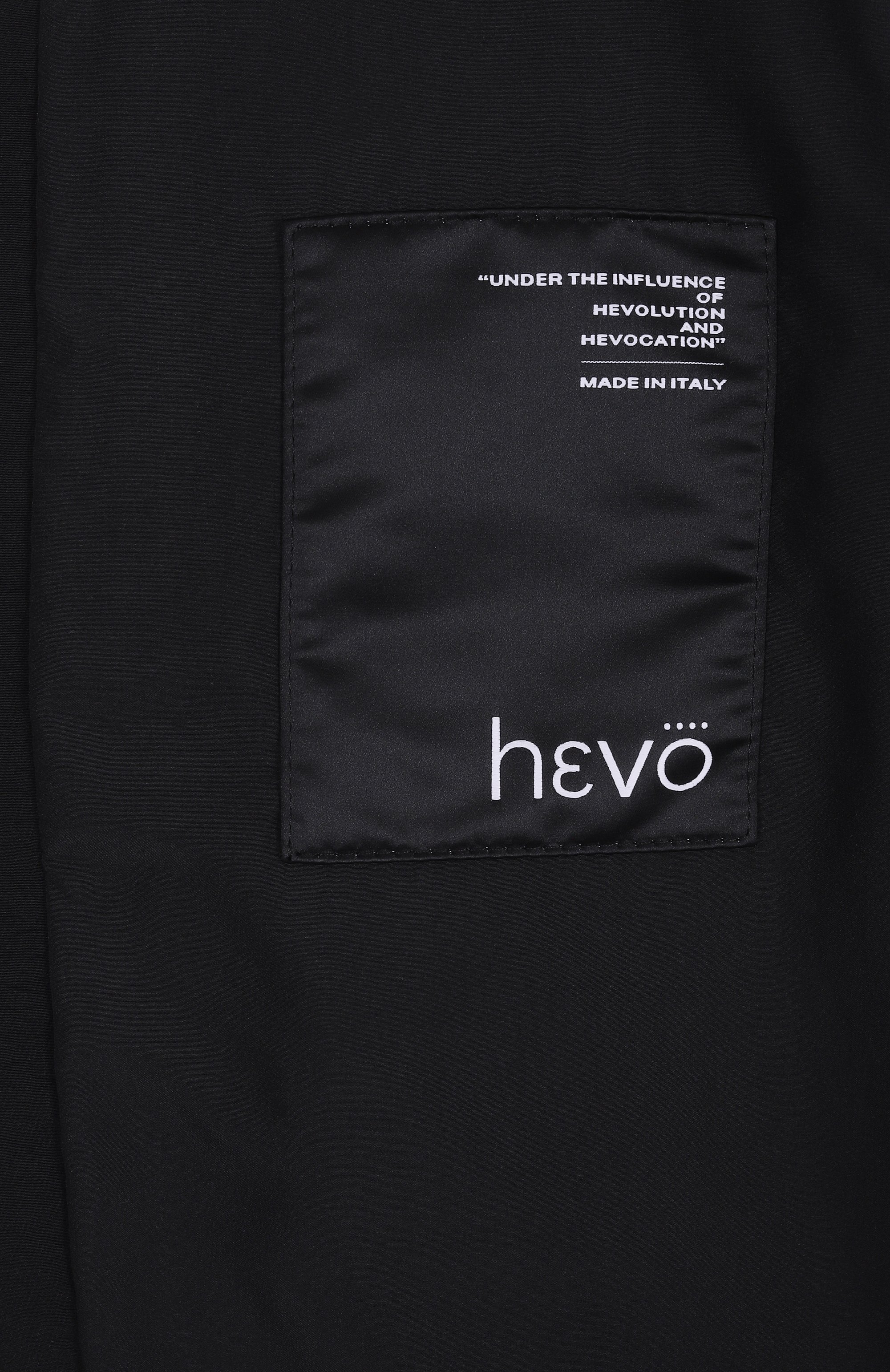 Бомбер HEVO черного цвета по цене 75950 руб., арт. CASTR0 090/H715, фото 7 Бомбер HEVO, арт. CASTR0 090/H715, фото 7