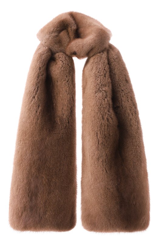 Меховой шарф из норки MVST MSC-01 MINK PST Бежевый MSC-01 MINK PST