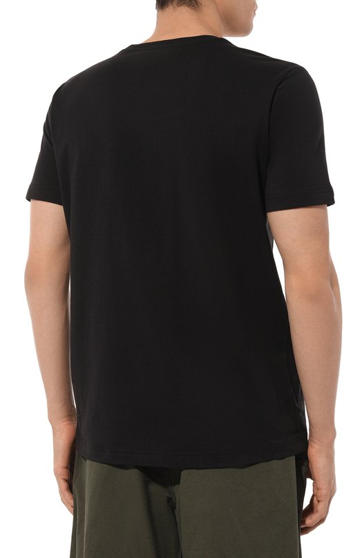 Хлопковая футболка Iceberg F014/6327 Чёрный  F014/6327 Фото 4