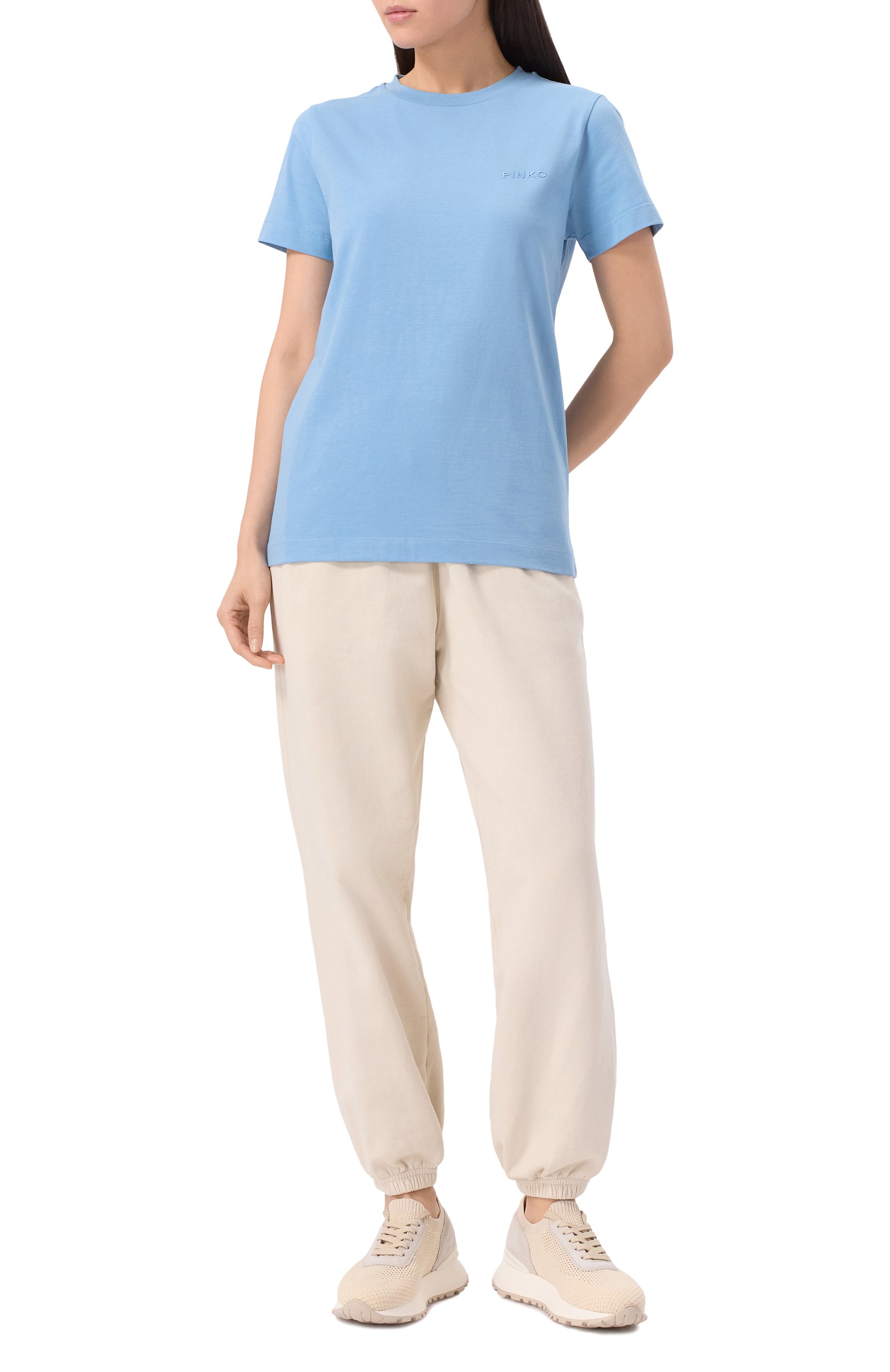 Хлопковая футболка PINKO, арт. 101752/A2HN, фото 2
