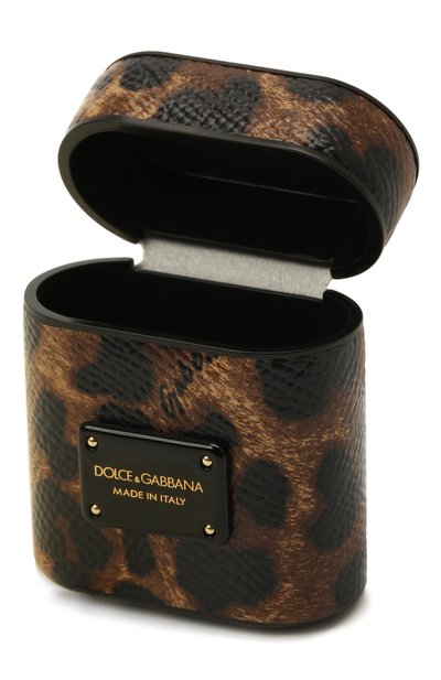 Чехол для airpods DOLCE & GABBANA коричневого цвета по цене 21850 руб., арт. BI2572/AC068, фото 3 Чехол для airpods DOLCE & GABBANA, арт. BI2572/AC068, фото 3