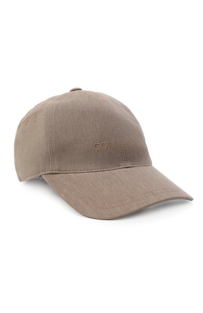 Мужская бейсболка из шерсти и льна CORNELIANI, арт. 250504-2529218