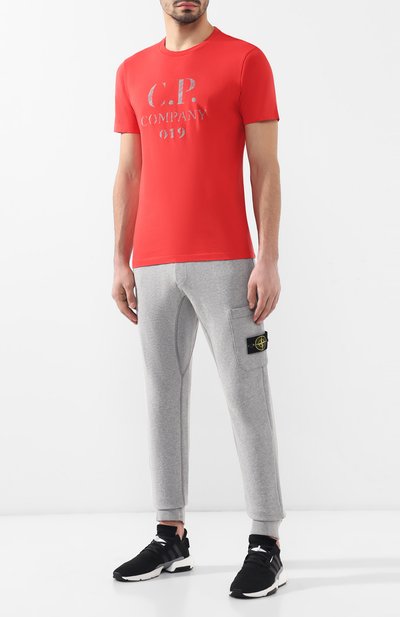 Хлопковая футболка  C.P. COMPANY, арт. 06CMTS158A-005100W, фото 2