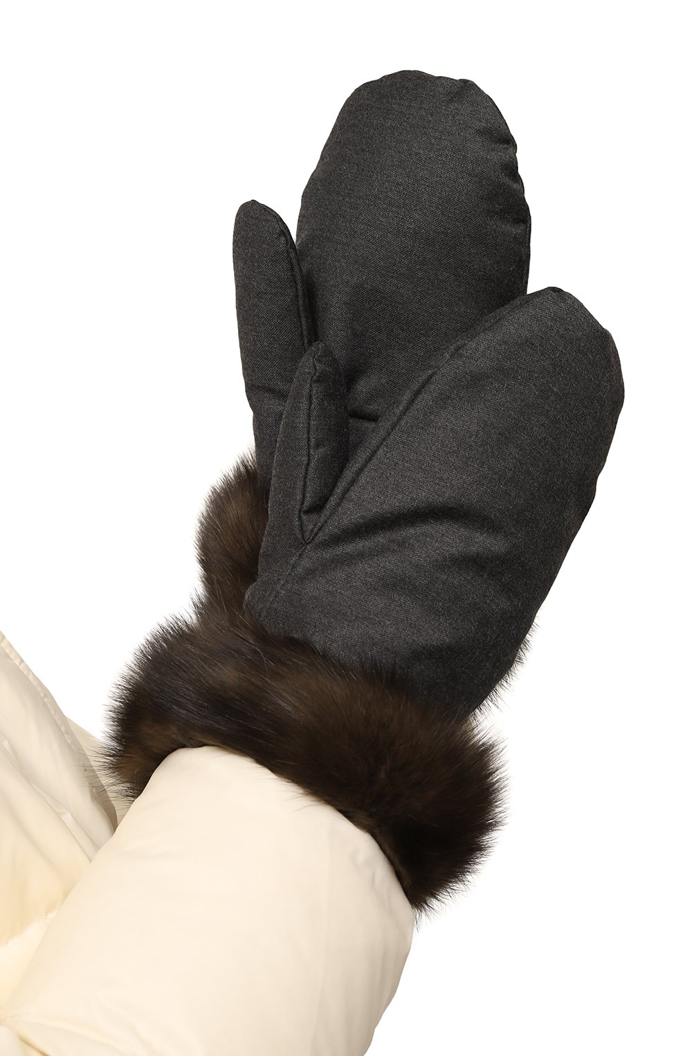 Варежки YVES SALOMON, арт. 23WAA024XXFLZI, фото 2