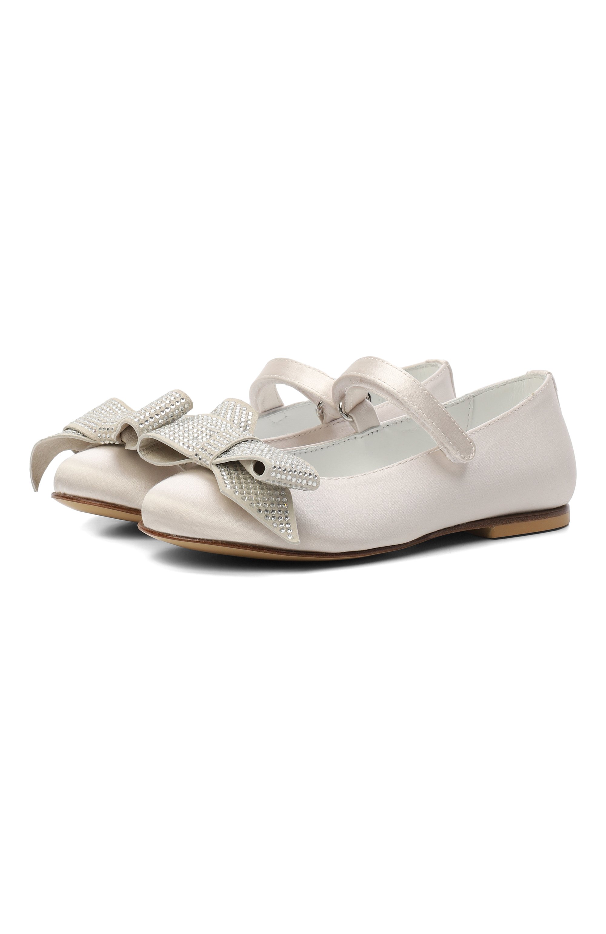 Балетки MONTELPARE TRADITION молочного цвета по цене 24800 руб., арт. MT11679/VAR1_001, фото 1 Балетки MONTELPARE TRADITION, арт. MT11679/VAR1_001, фото 1