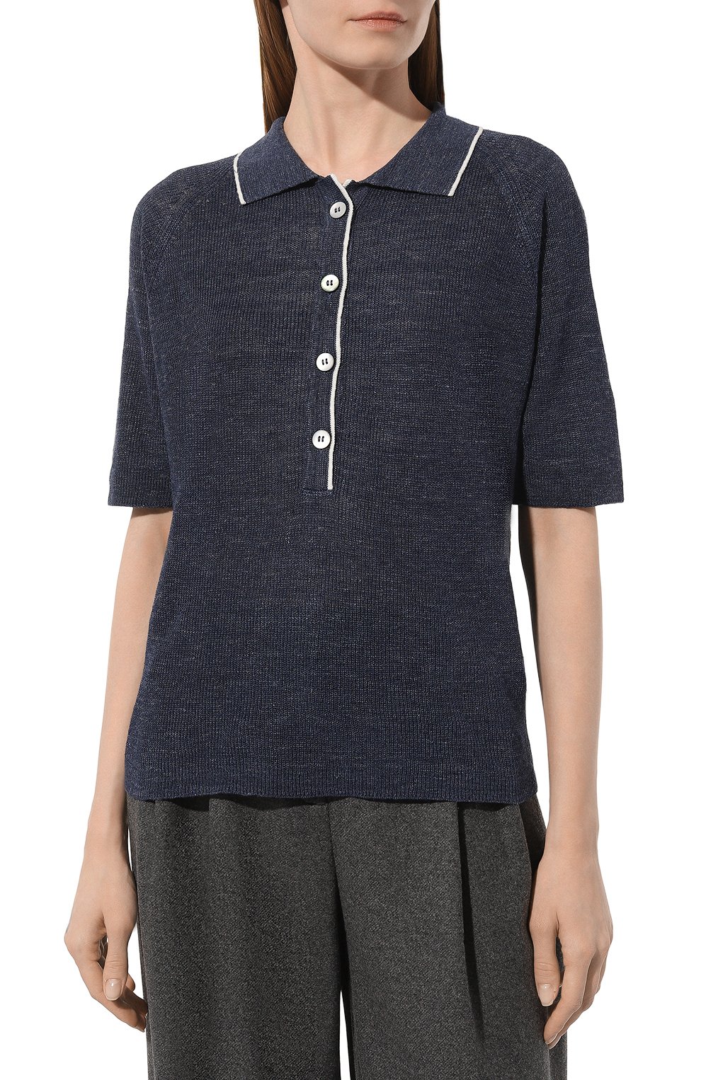 Льняное поло GRAN SASSO, арт. 57240/24840, фото 3