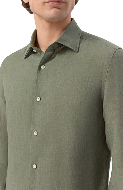 Льняная рубашка GIAMPAOLO, арт. 608/TS44322, фото 5