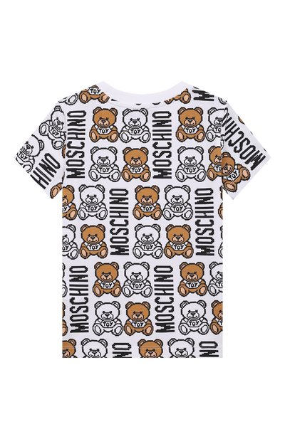 Хлопковая футболка MOSCHINO, арт. HUM03P/LBB89/4A-8A, фото 2