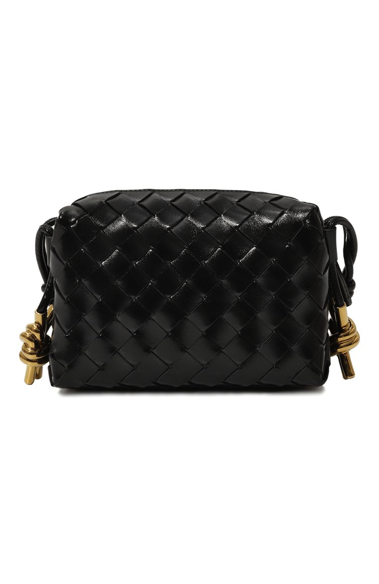 Женская сумка loop mini BOTTEGA VENETA черного цвета, арт. 736125-V2GV1 | Фото 6 (Размер: mini; Материал сплава: Проставлено; Драгоценные камни: Проставлено; Ремень/цепочка: На ремешке; Материал: Натуральная кожа)