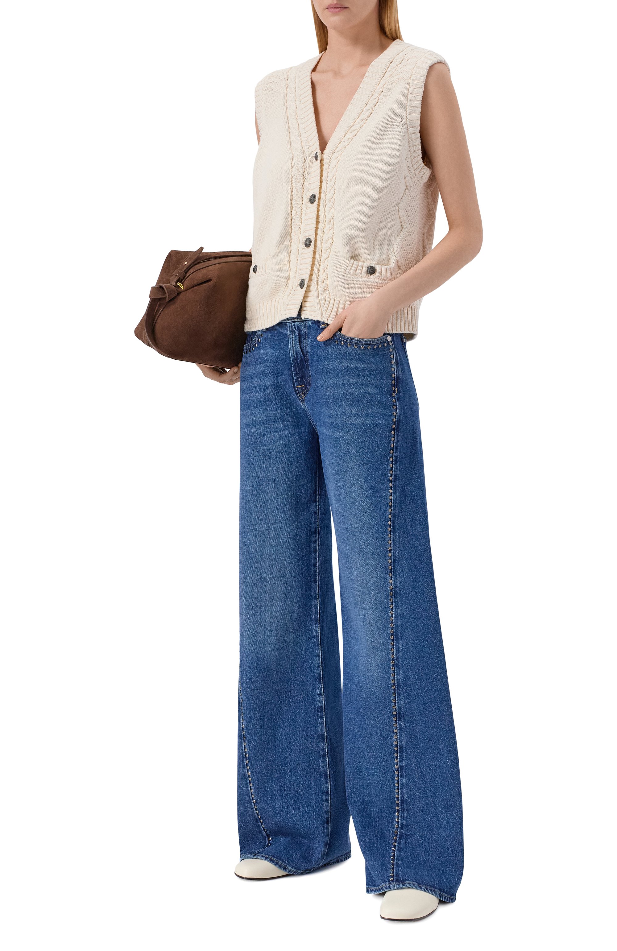 Жилет из хлопка и шерсти ZADIG AND VOLTAIRE, арт. KWCA01685, фото 2