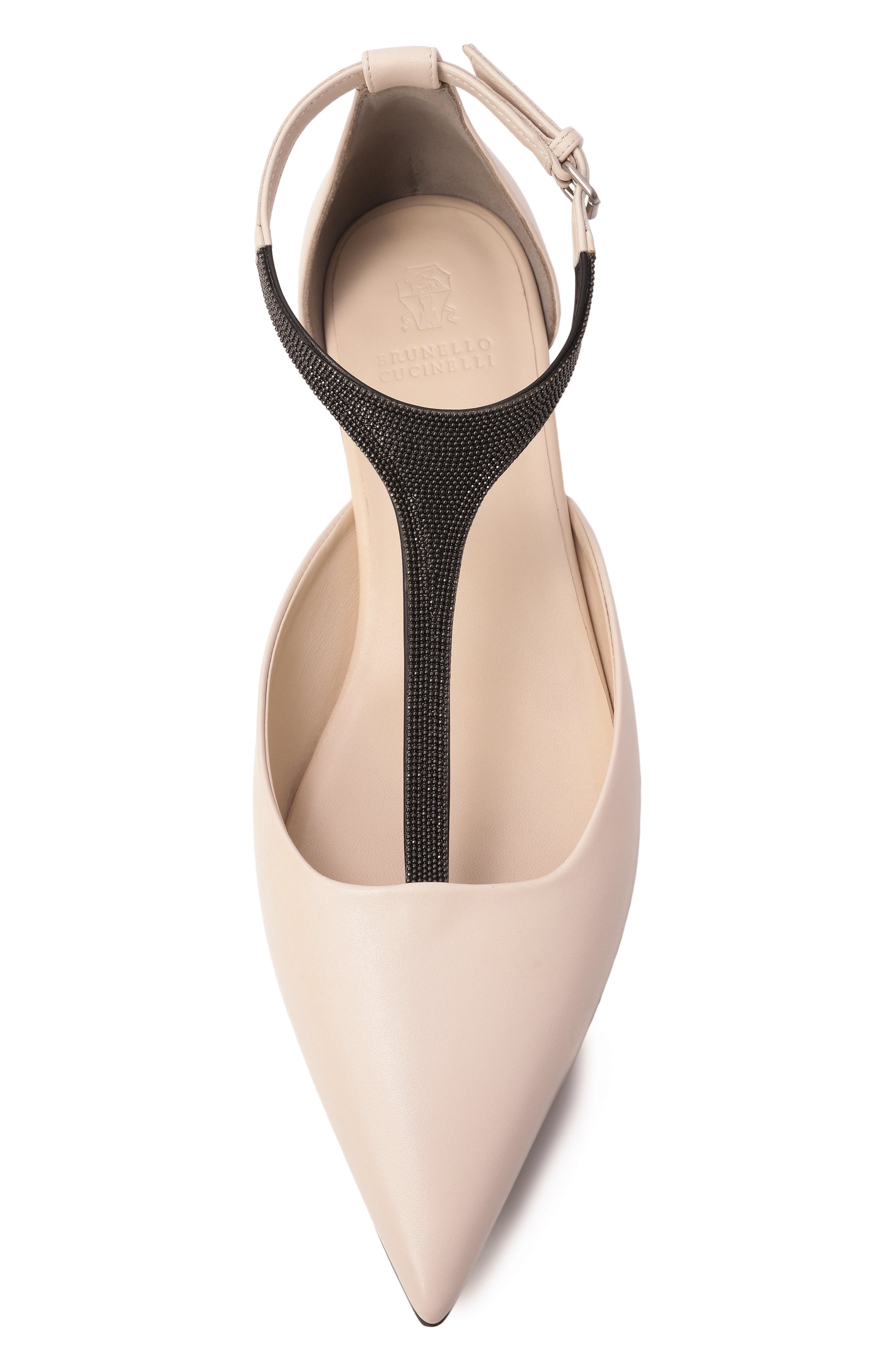 Кожаные балетки BRUNELLO CUCINELLI, арт. MZSKC2913, фото 6