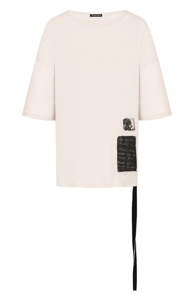 Мужская хлопковая футболка ANN DEMEULEMEESTER, арт. B0013222/FA637