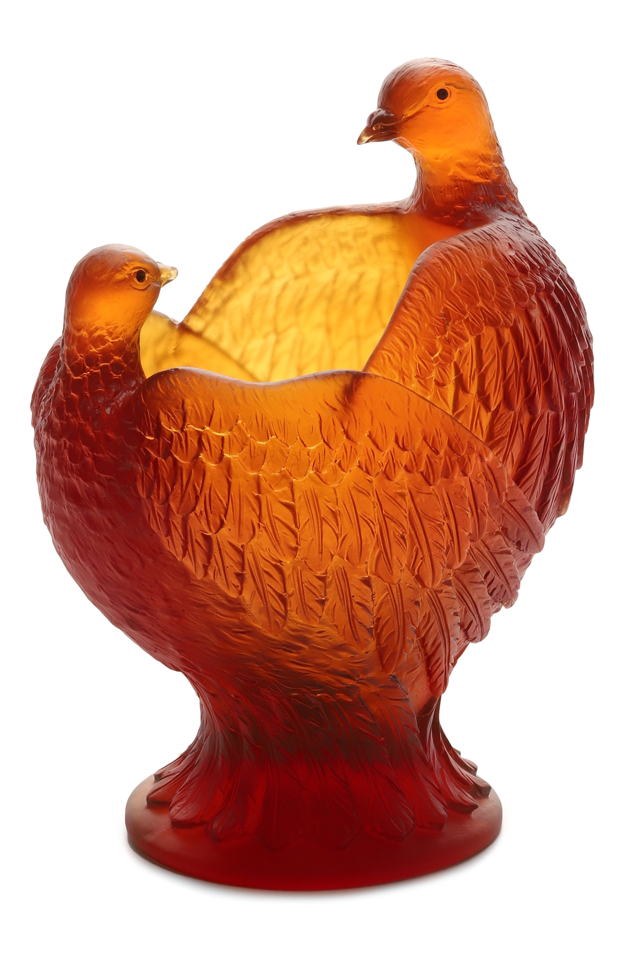 Ваза love doves TSAR оранжевого цвета по цене 221000 руб., арт. 168022Y, фото 2 Ваза love doves TSAR, арт. 168022Y, фото 2