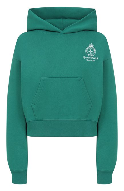 Женский хлопковое худи SPORTY AND RICH, арт. ST074621426GR03