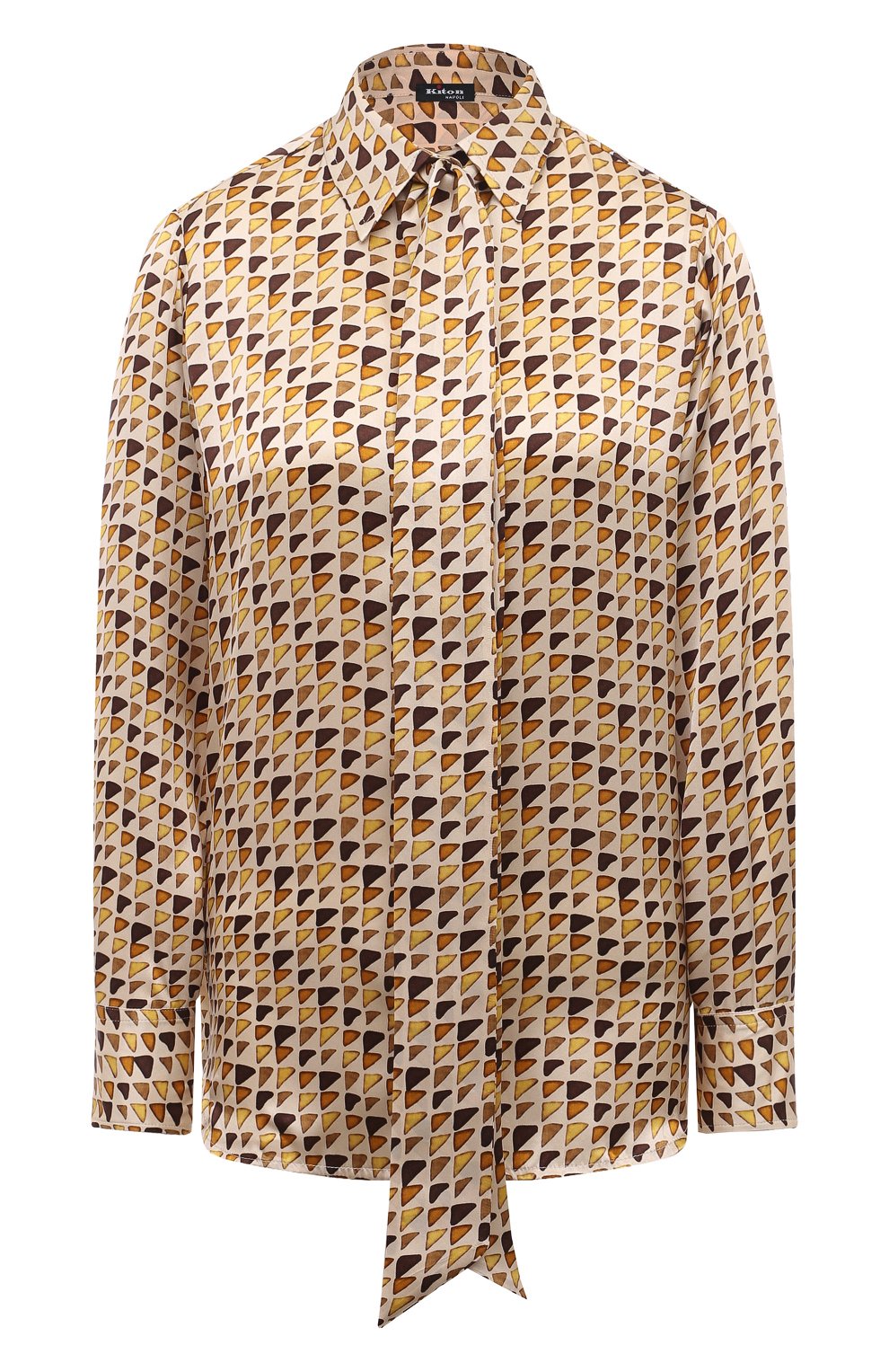 Атласная блузка KITON, арт. D48407K0978C, фото 1