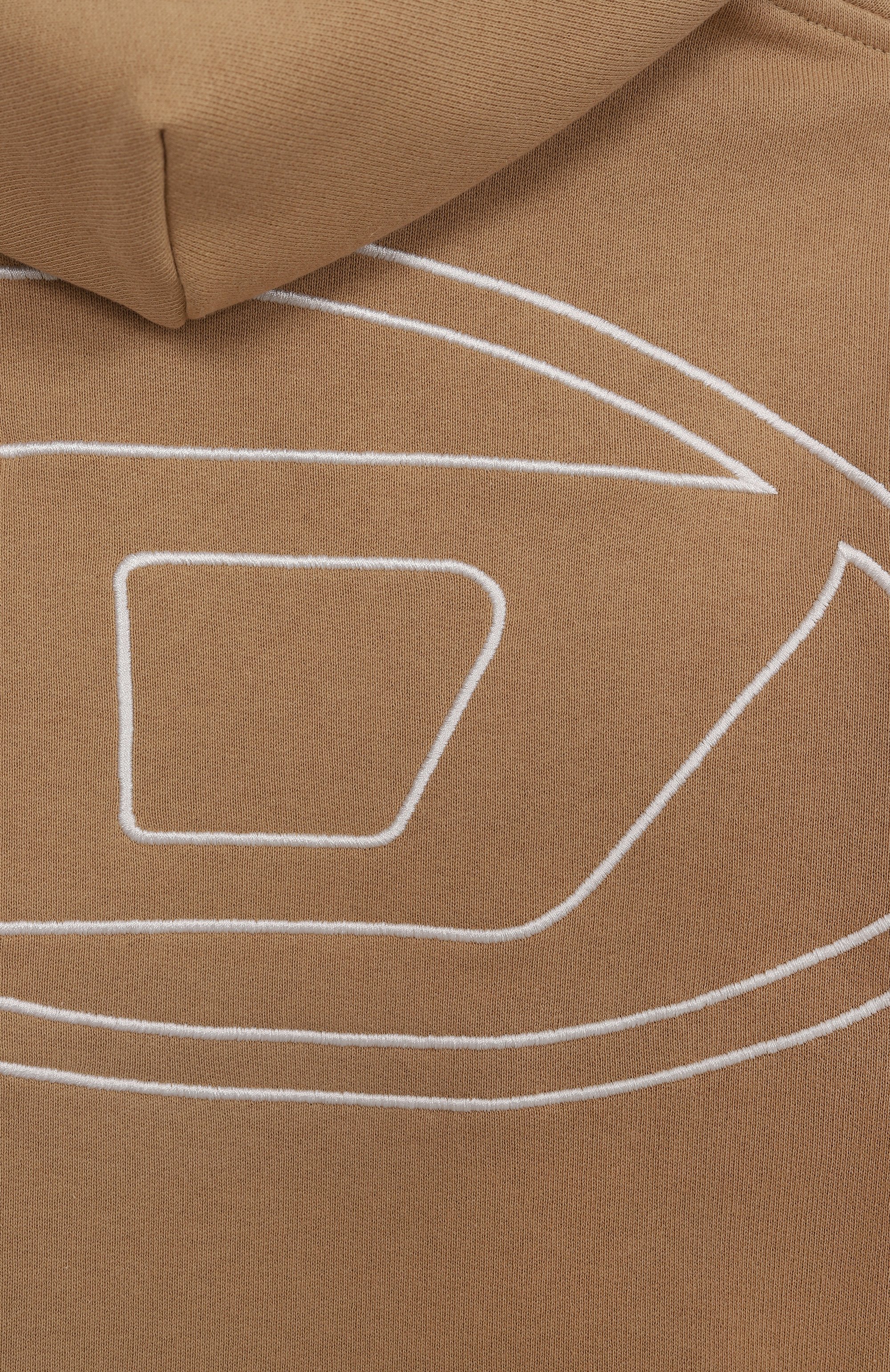 Хлопковое худи DIESEL, арт. J02275/0GYCJ, фото 3