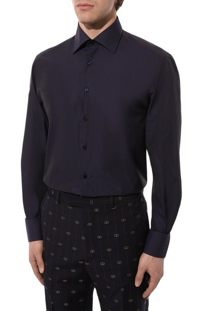 Хлопковая сорочка STEFANO RICCI, арт. MC003678/R122B, фото 4