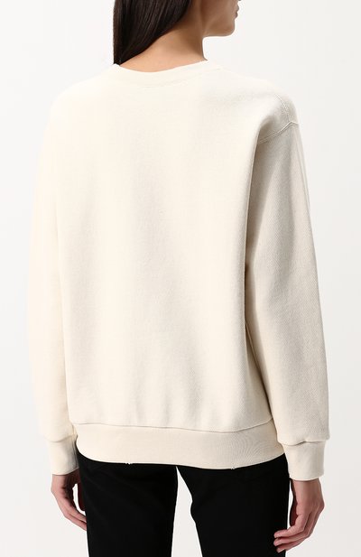 Хлопковый пуловер с круглым вырезом и принтом GUCCI, арт. 469250/X3L92, фото 4