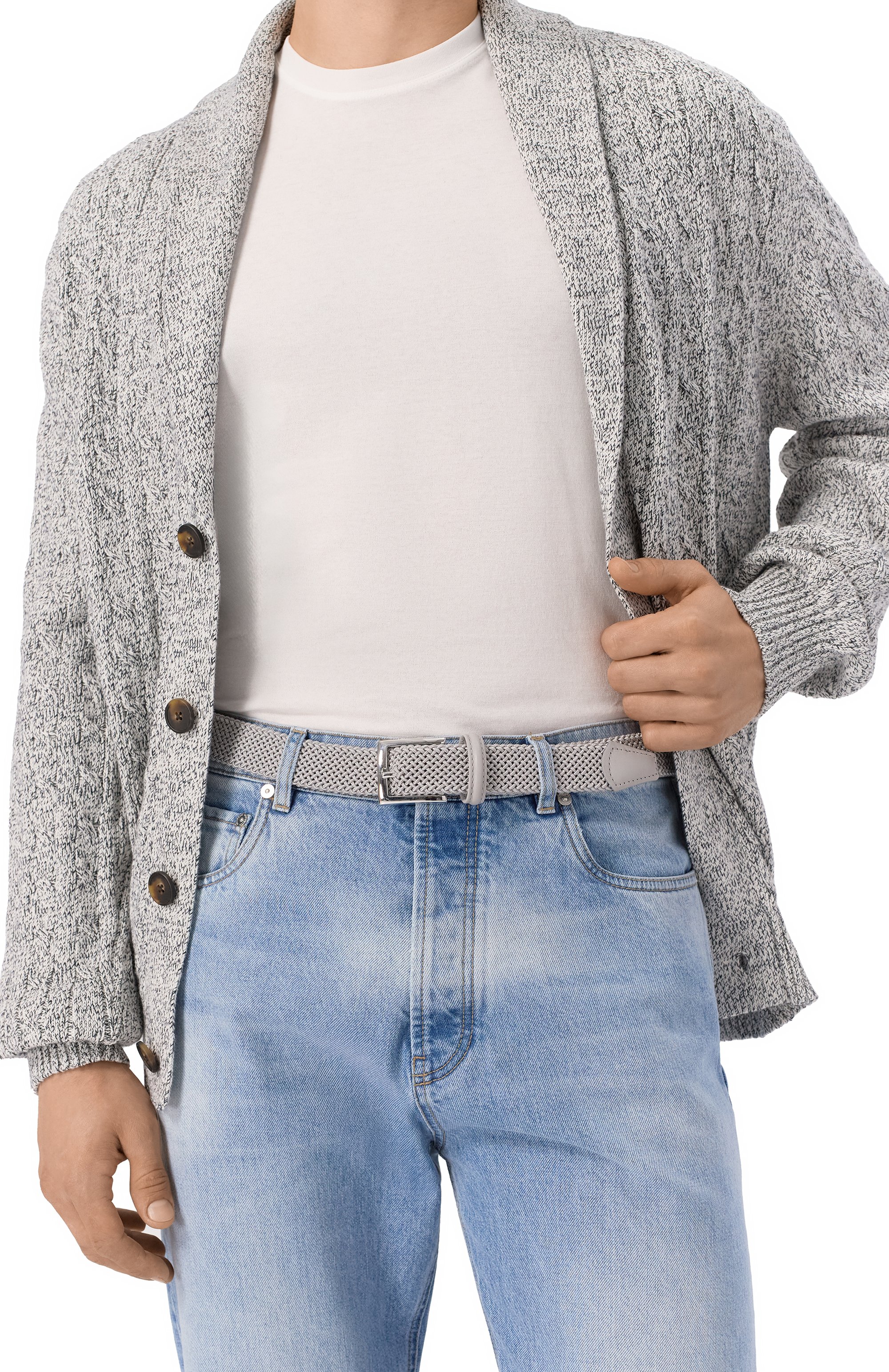 Текстильный ремень KITON, арт. USC3688N0115403, фото 2