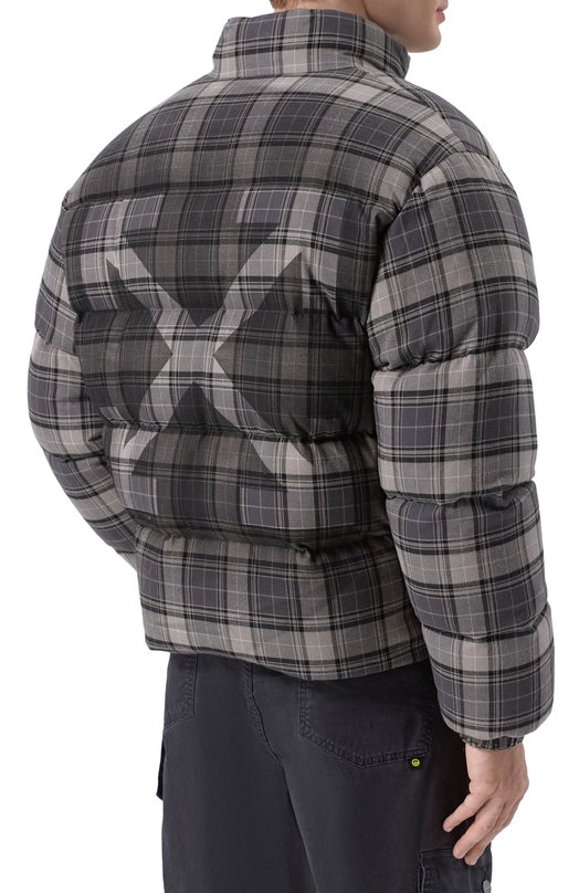 Пуховик Off-White 0MED065F25FAB001 Серый  0MED065F25FAB001 Фото 4