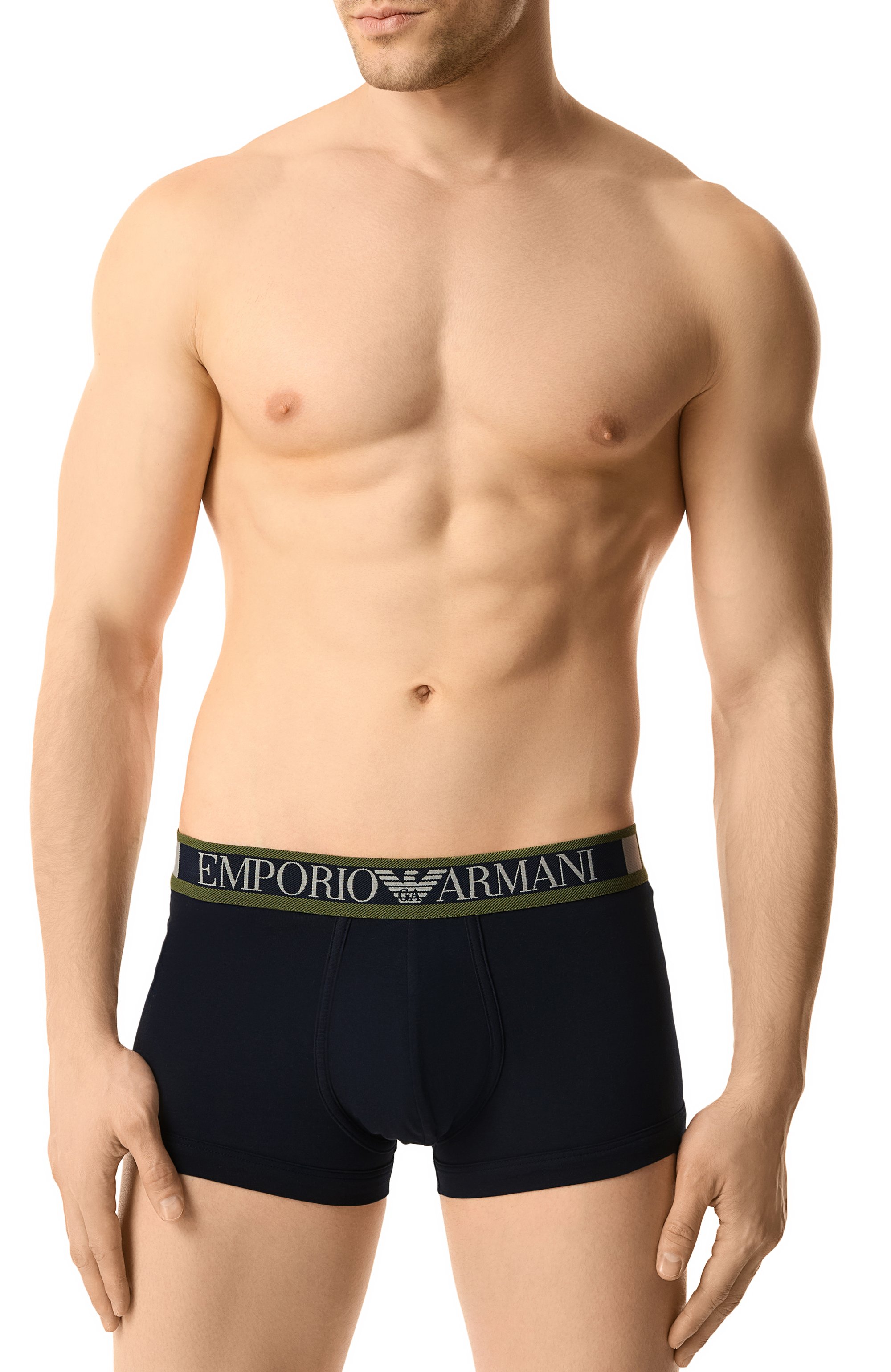 Хлопковые боксеры EMPORIO ARMANI, арт. 111866/4F517, фото 2