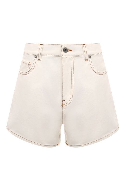 Джинсовые шорты Off-White 0WYC015S24DEN002 Кремовый 0WYC015S24DEN002