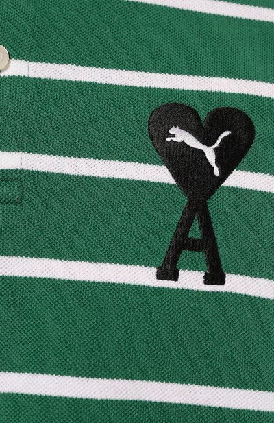 Хлопковое поло puma x ami PUMA, арт. 53406796, фото 5