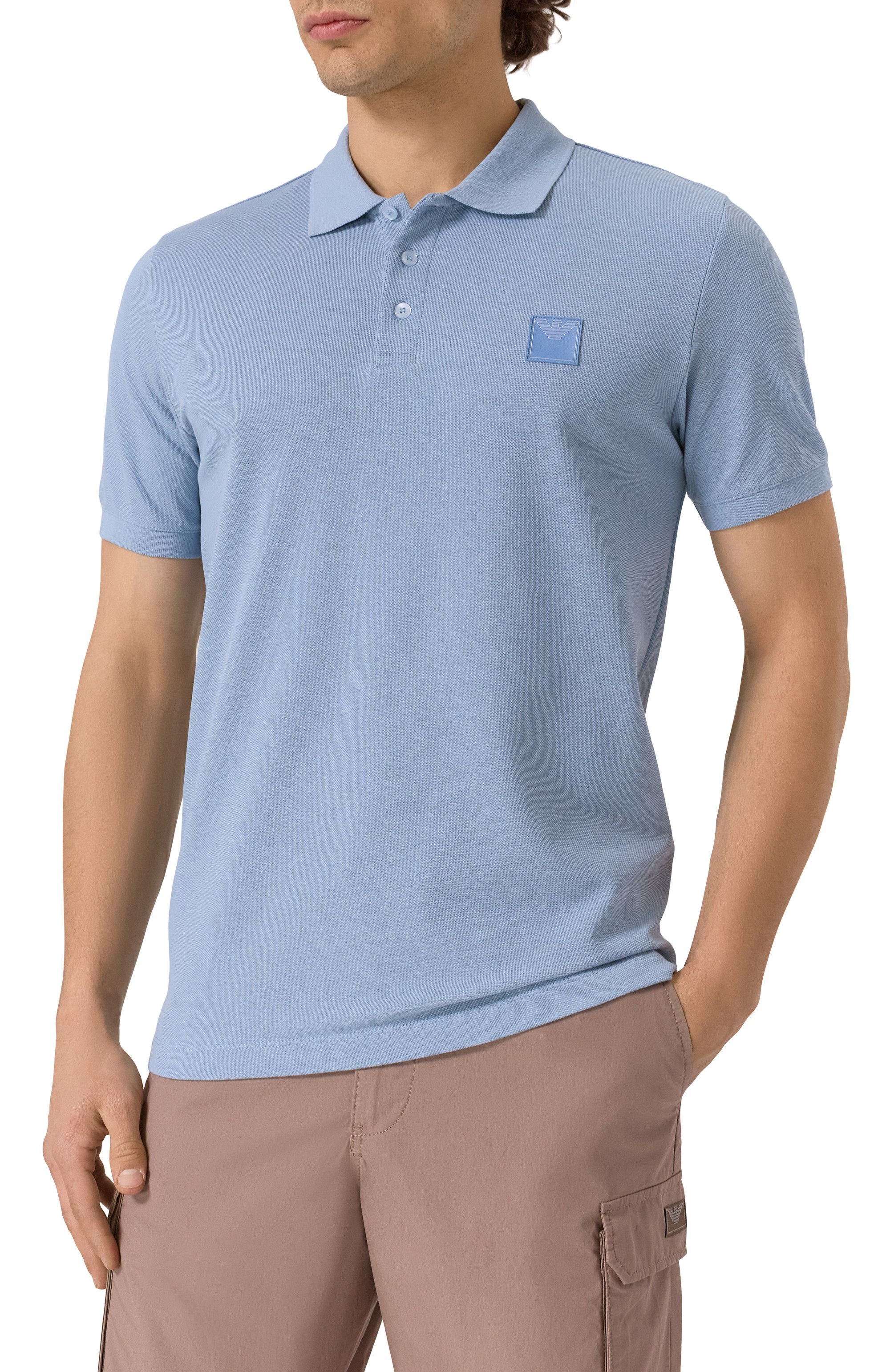 Хлопковое поло EMPORIO ARMANI, арт. EM000571/AF12336, фото 3