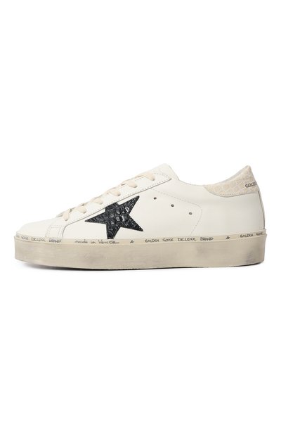 Кожаные кеды hi stars GOLDEN GOOSE DELUXE BRAND, арт. GWF00118/F00413, фото 4