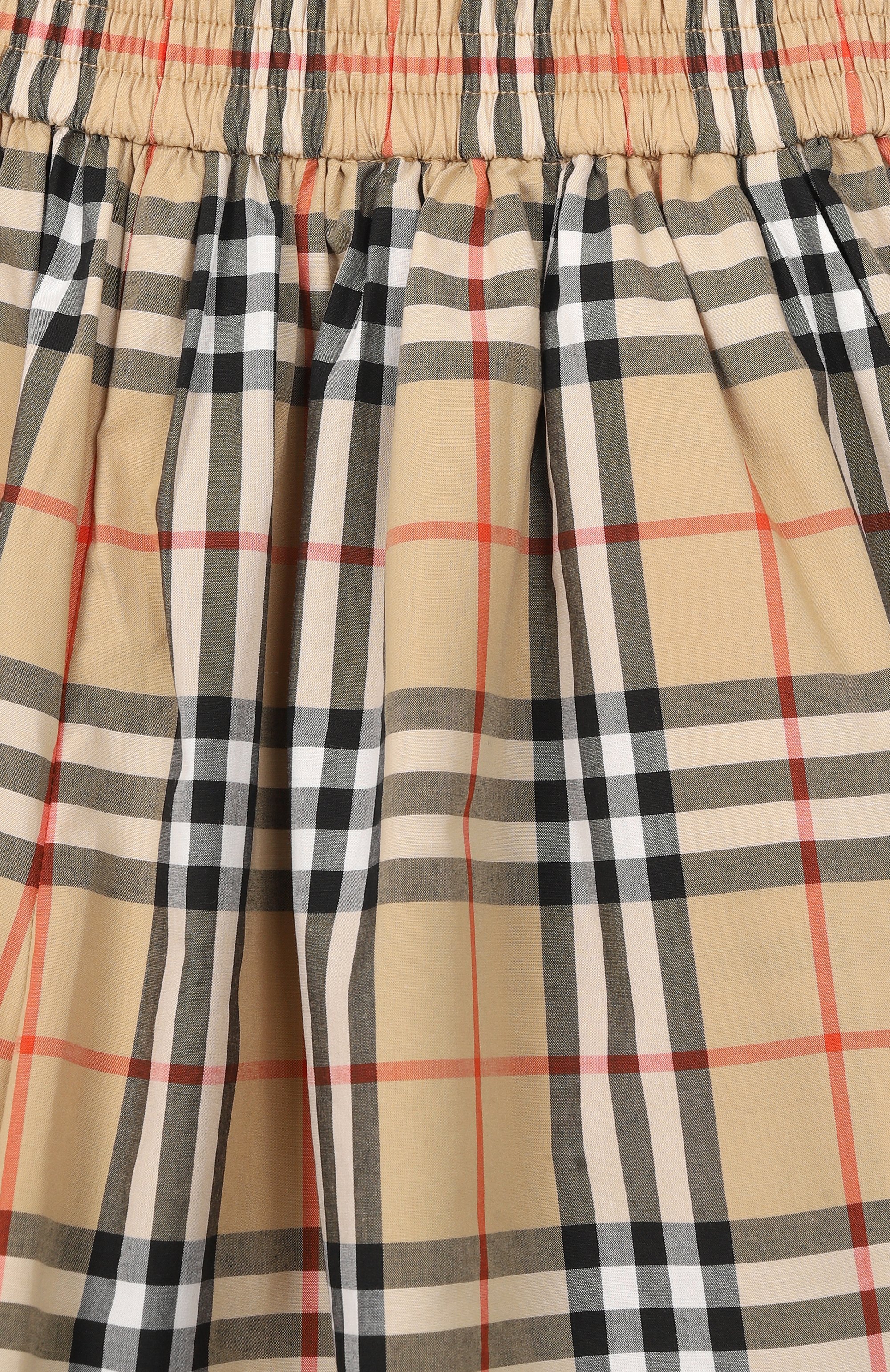 Хлопковая юбка-шорты BURBERRY бежевого цвета по цене 34650 руб., арт. 8117159, фото 3 Хлопковая юбка-шорты BURBERRY, арт. 8117159, фото 3