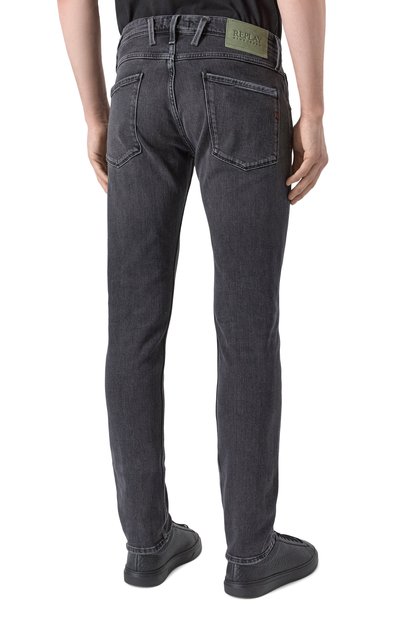 Джинсы anbass REPLAY черного цвета по цене 19650 руб., арт. M914H .000.613 828, фото 4 Джинсы anbass REPLAY, арт. M914H .000.613 828, фото 4