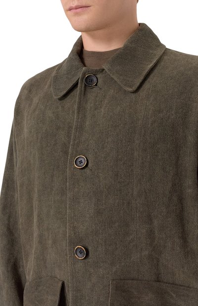 Льняное пальто UMA WANG, арт. UM8522, фото 5