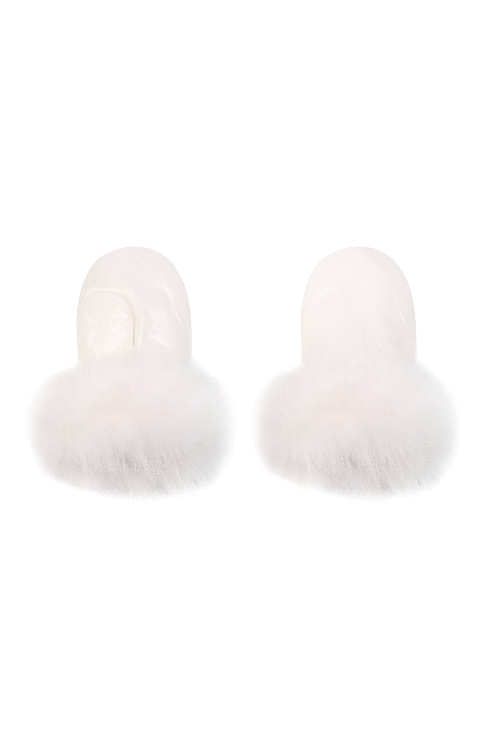 Пуховые варежки YVES SALOMON ENFANT, арт. 21WEA016XXD0GW, фото 2