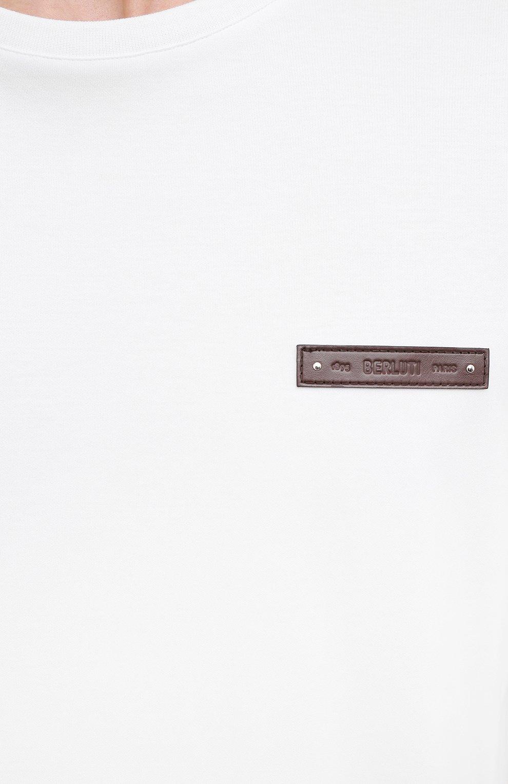 Хлопковая футболка  BERLUTI, арт. R20JRS62-001, фото 5