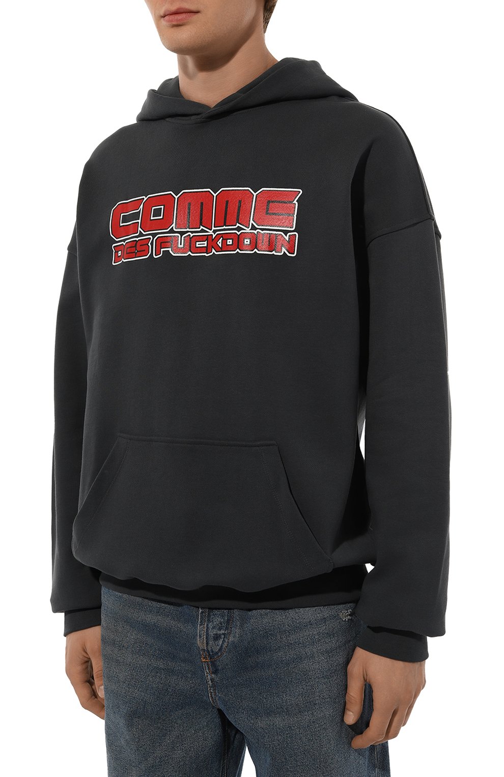 Хлопковое худи COMME DES FUCKDOWN, арт. CFABM01343, фото 3