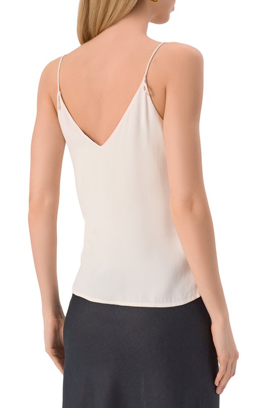 Топ из вискозы Twinset 251TS2014 Белый  251TS2014 Фото 4