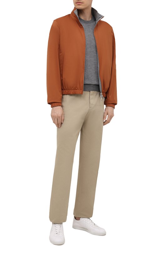 Джемпер из кашемира и шелка Brunello Cucinelli M2300100 Серый  M2300100 Фото 2