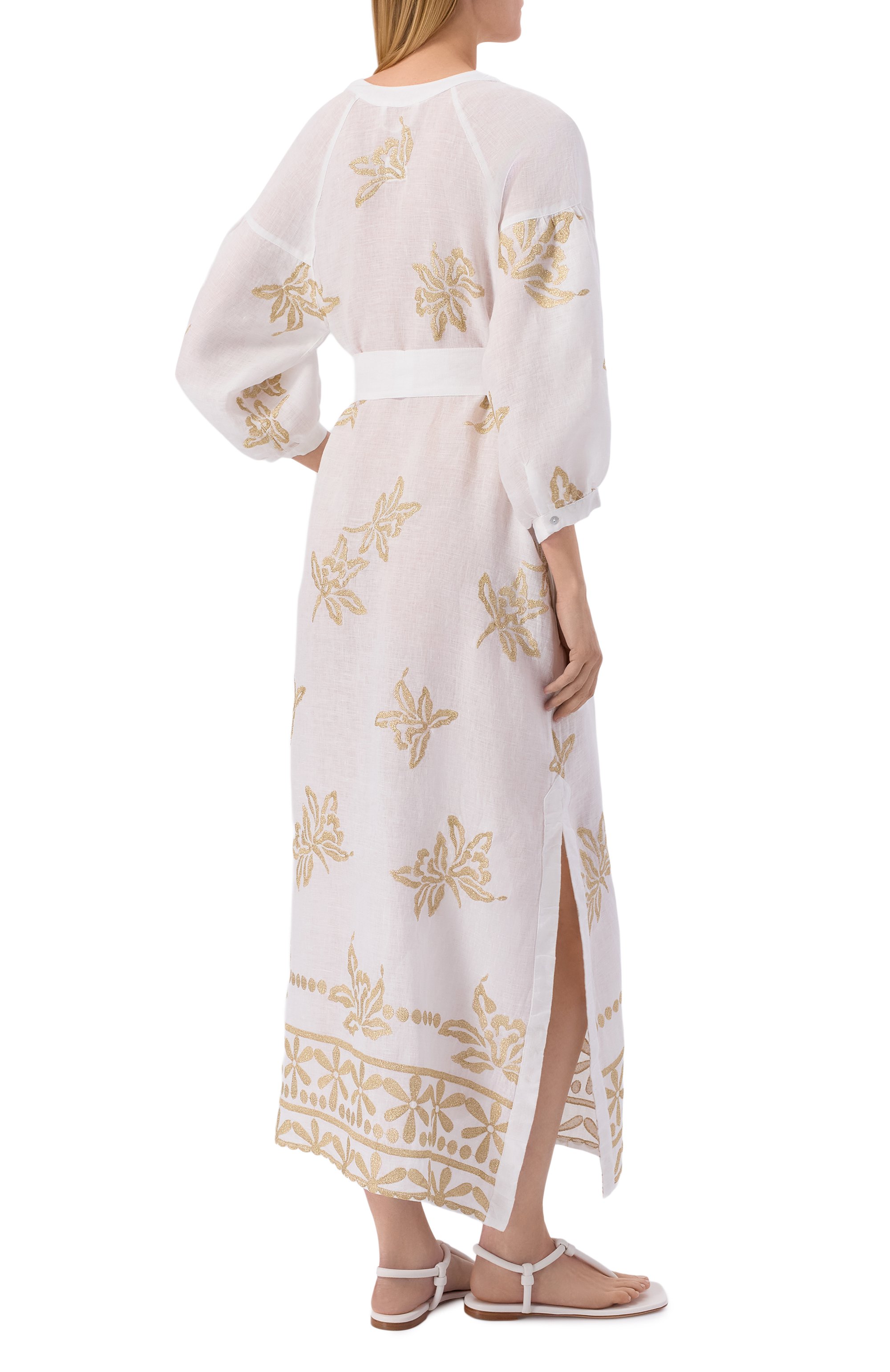 Льняное платье 120% LINO, арт. 33ALIW4PLH/000G477, фото 3