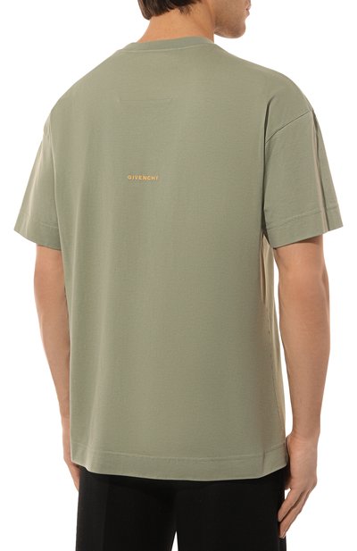 Хлопковая футболка GIVENCHY, арт. BM71JA3YMX, фото 4